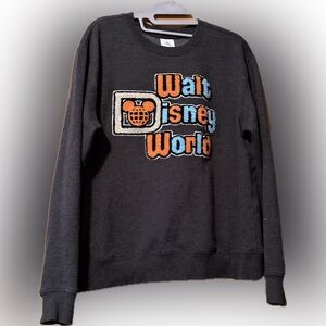 Walt Disney World Crew Neck Sweatshirt Puffy Letters Medium